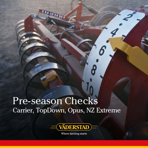 Pre-season checks: Cultivators
