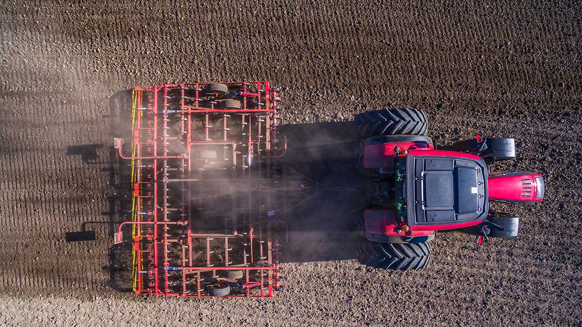 NZ Harrow in field