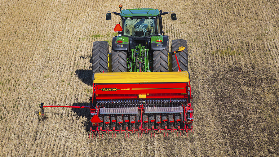 Direct drilling with Rapid 400C