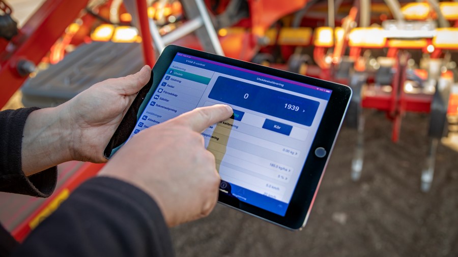 Väderstad Mūsdienīga vadības sistēma ar iPad risinājumu