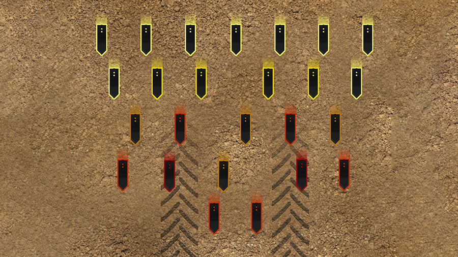 Diffrent positions - diffrent wear