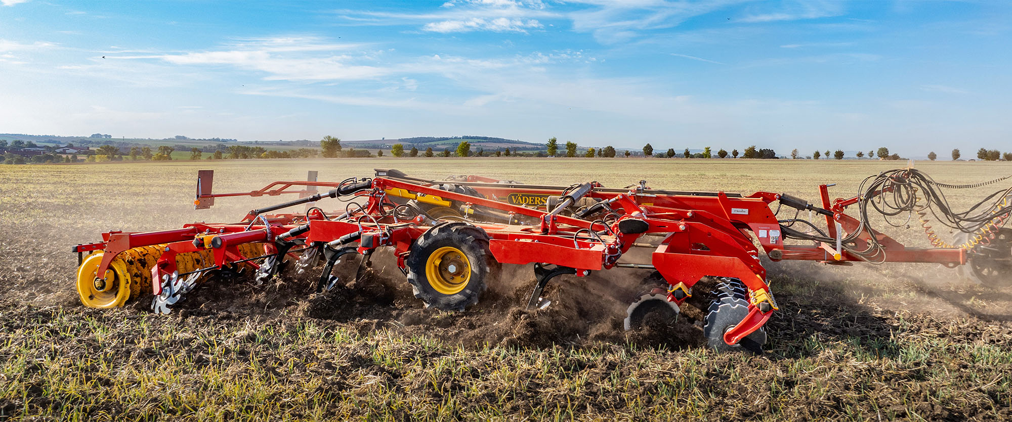 Väderstad TopDown cultivating field